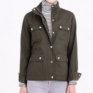 NWT J. Crew Relaxed Boyfriend Field Jacket XXS